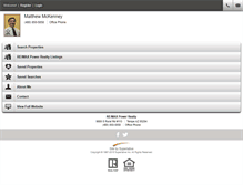 Tablet Screenshot of mckenneyproperties.com